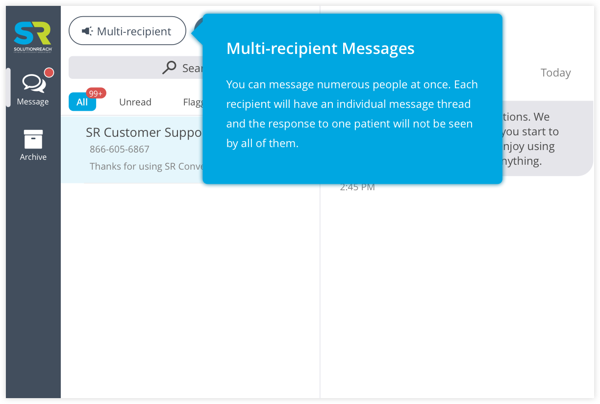 Multi-recipient Messages